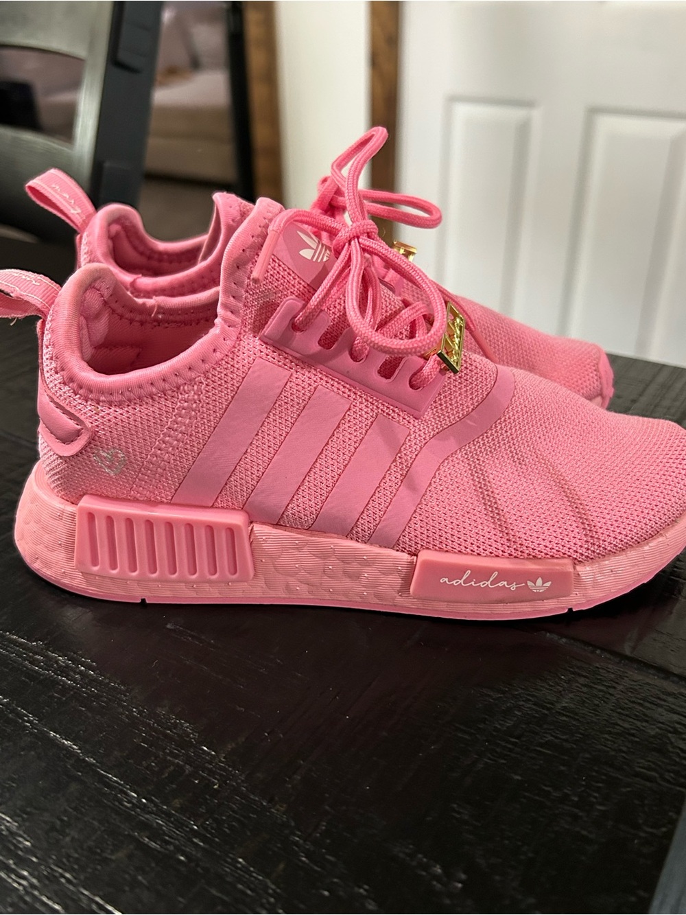 adidas Kids Bright Pink NMD-Style Sneakers